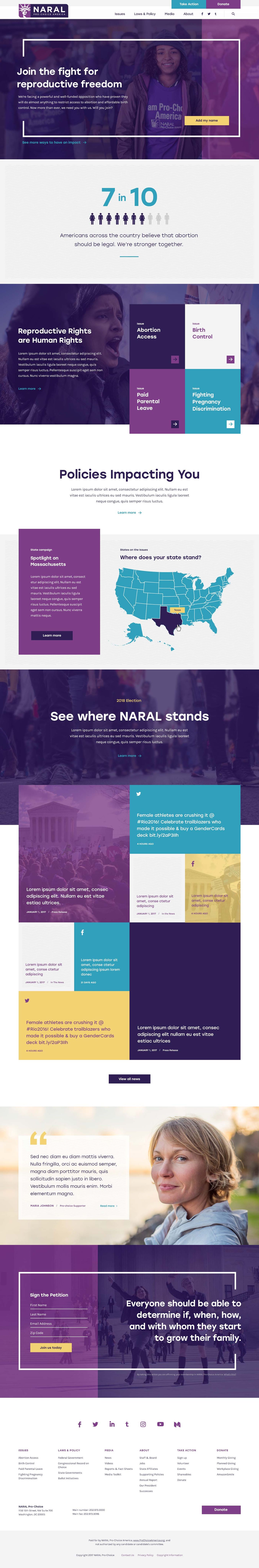 NARAL Pro-Choice America - Wide Eye